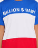 Billion Dollar Baby Tricolour T-Shirt Red/White/Blue