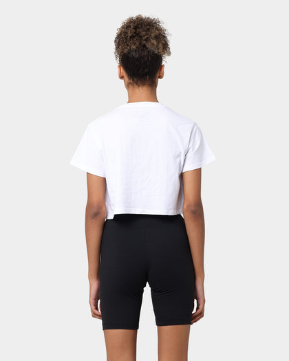 Black Sabbath Women's Paranoid Crop T-Shirt White