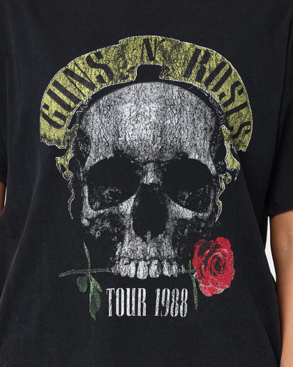 Bravado Tour Women's Tour 1988 Vintage T-Shirt Black Wash