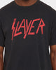 Slayer Classic Logo Vintage T-Shirt Black Wash