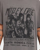 Motley Crue Men's Santa Monica Vintage T-Shirt Charcoal Wash