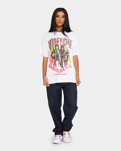 Motley Crue Men's Shout at the Devil Vintage T-Shirt Black Wash