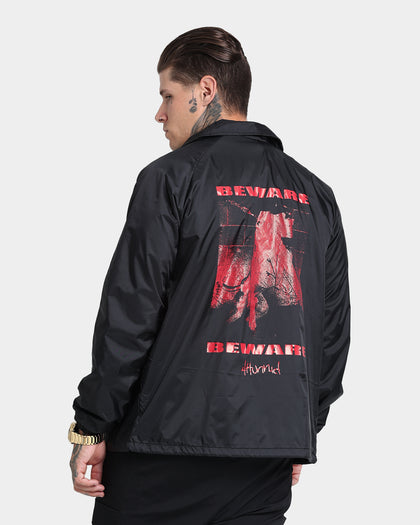 4HUNNID Beware of the Dog Jacket Black