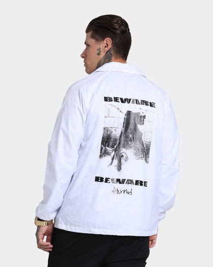 4HUNNID Beware of the Dog Jacket White