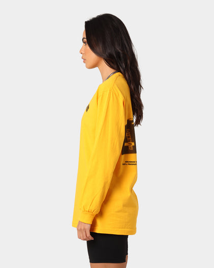 4HUNNID Roll The Dice Long Sleeve T-Shirt Mustard