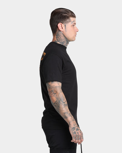 4HUNNID Worldwide Short Sleeve T-Shirt Black