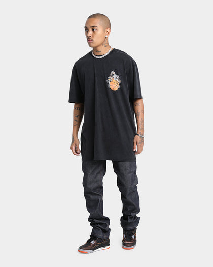 Space Jam Basketball Vintage T-Shirt Washed Black
