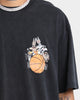 Space Jam Basketball Vintage T-Shirt Washed Black