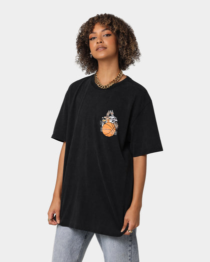 Space Jam Basketball Vintage T-Shirt Washed Black
