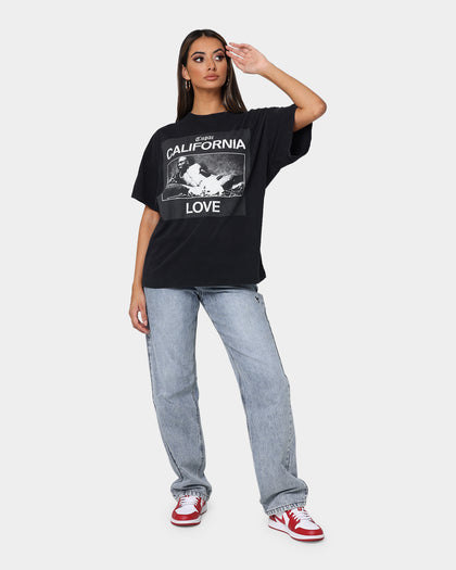 Tupac California Love Short Sleeve T-Shirt Washed Black