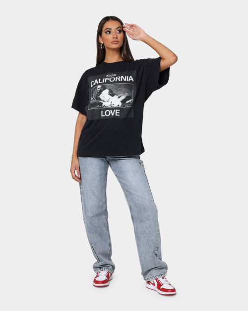 Tupac California Love Short Sleeve T-Shirt Washed Black
