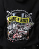Guns N Roses Bleeding Skull Hoodie Black
