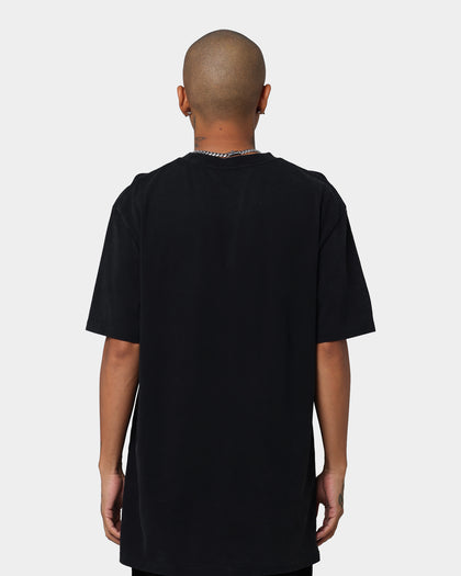 Tupac Blue Photo Short Sleeve T-Shirt Washed Black