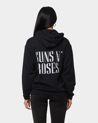 Guns N Roses Many Skull Hoodie Black