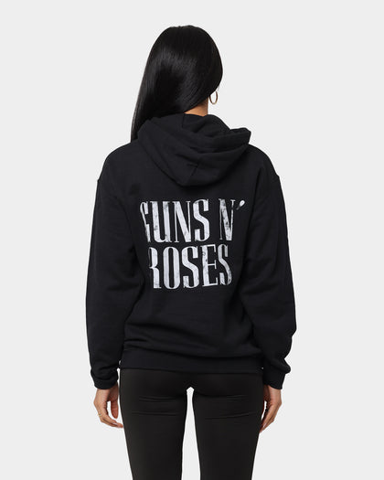 Guns N Roses Many Skull Hoodie Black