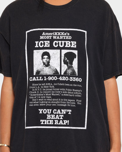 Ice Cube Amerikkkas Most Wanted T-Shirt Black Wash