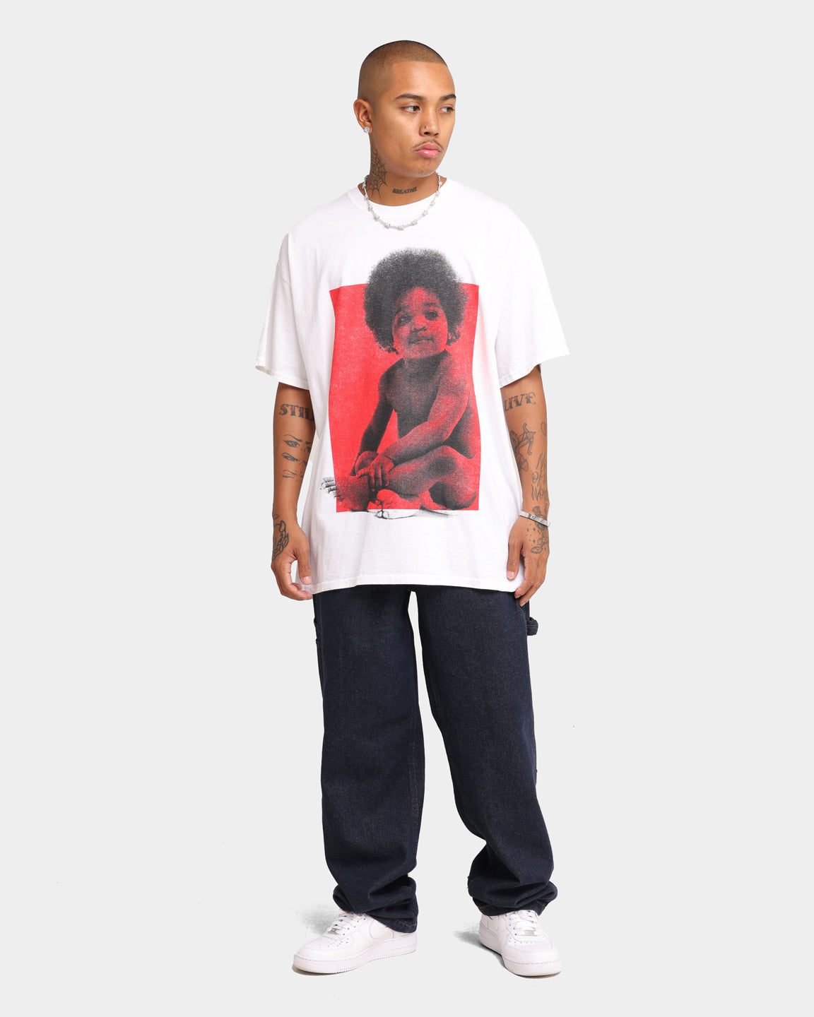 NOTORIOUS B.I.G Biggie Baby Vintage T-Shirt White | Culture Kings US