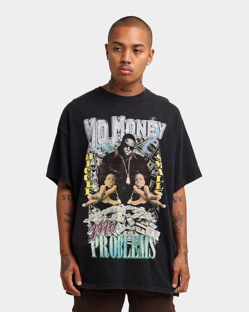 NOTORIOUS B.I.G Mo Money Vintage T-Shirt Black Wash