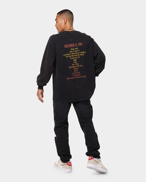 Nirvana Unplugged Long Sleeve T-Shirt Black Wash