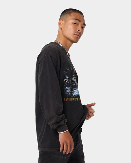 Nirvana Unplugged Long Sleeve T-Shirt Black Wash