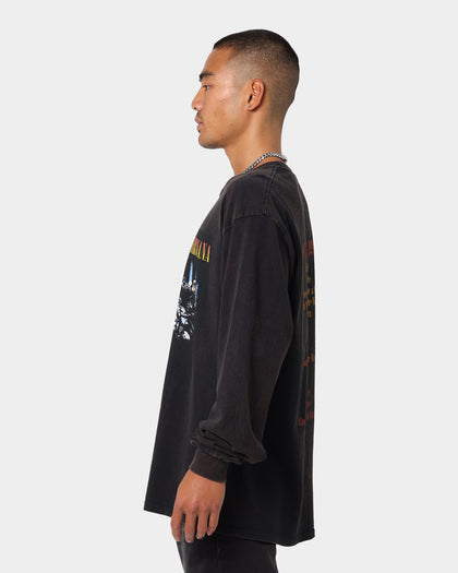 Nirvana Unplugged Long Sleeve T-Shirt Black Wash