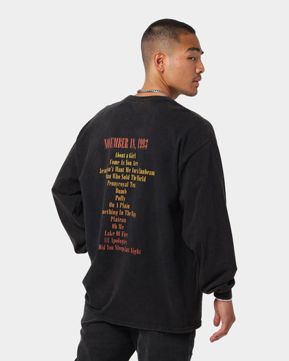 Nirvana Unplugged Long Sleeve T-Shirt Black Wash