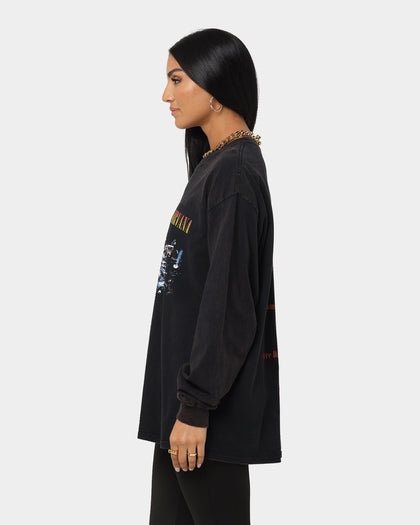 Nirvana Unplugged Long Sleeve T-Shirt Black Wash