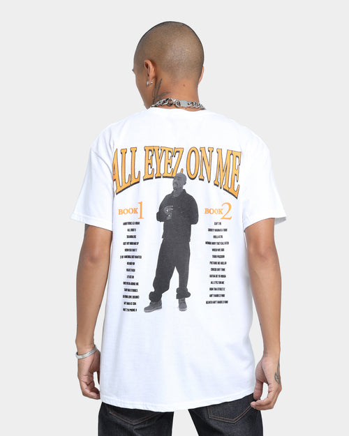 Tupac 25th Anniversary All Eyes On Me T-Shirt White