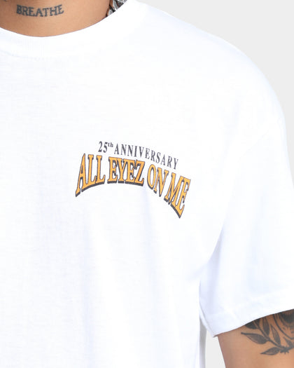 Tupac 25th Anniversary All Eyes On Me T-Shirt White
