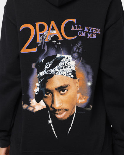 Tupac All Eyes Bandana Hoodie Black
