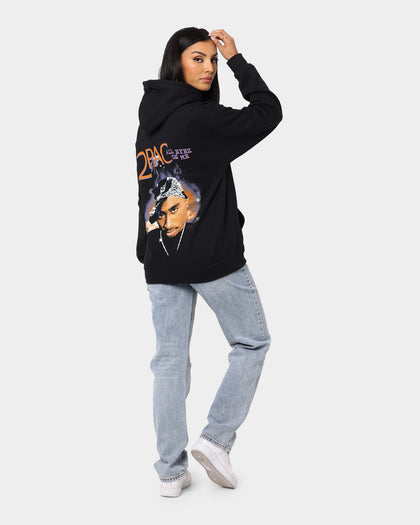 Tupac All Eyes Bandana Hoodie Black