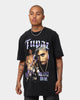 Tupac All Eyez Motorbike Vintage T-Shirt Washed Black