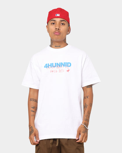 4HUNNID Never Been Short Sleeve T-Shirt White