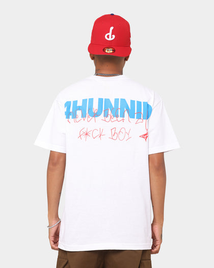 4HUNNID Never Been Short Sleeve T-Shirt White