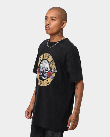 Guns N Roses Gunners Vintage T-Shirt Black Wash