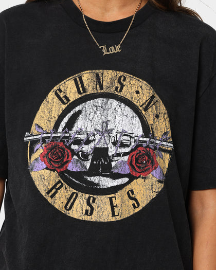Guns N Roses Gunners Vintage T-Shirt Black Wash