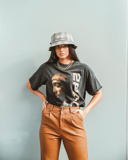 TUPAC Uteot Litho Short-Sleeve T-Shirt Black