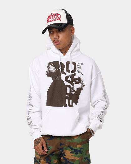 Tupac Uteot Tracklist Hoodie White