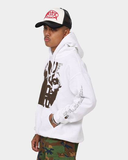 Tupac Uteot Tracklist Hoodie White