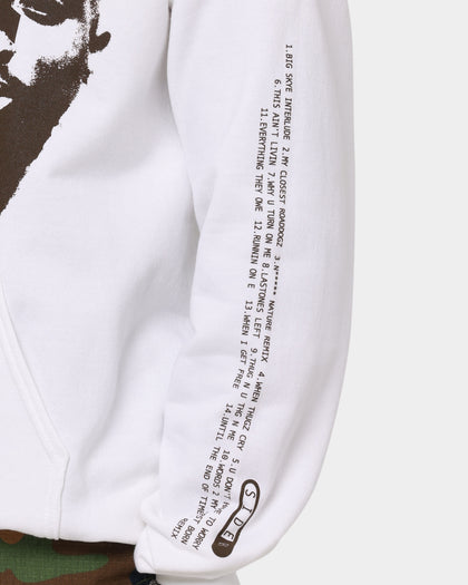 Tupac Uteot Tracklist Hoodie White