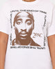 Tupac Uteot White Short Sleeve T-Shirt White