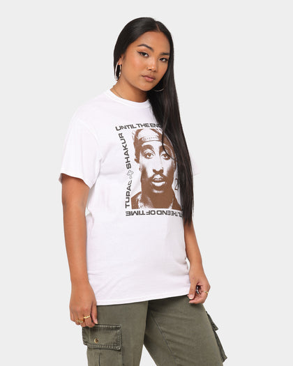 Tupac Uteot White Short Sleeve T-Shirt White