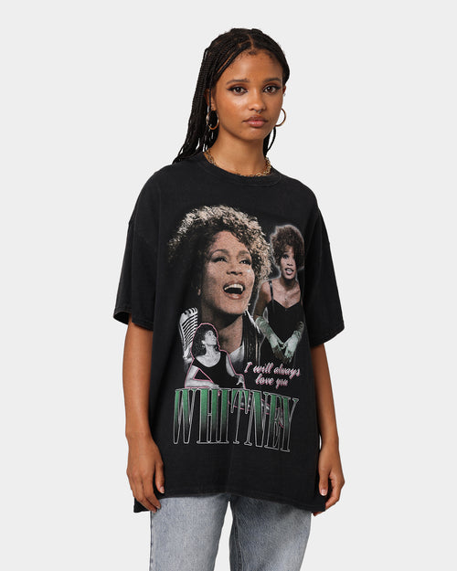 Whitney Houston Always Love You T-Shirt Black Wash