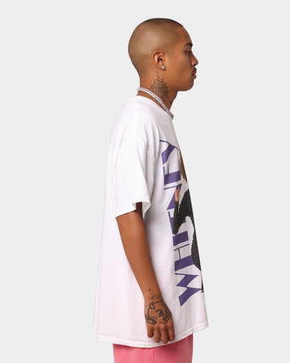 Whitney Houston Sitting T-Shirt White