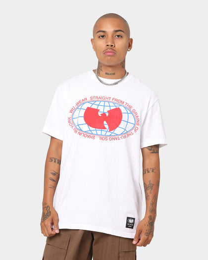 Wu Wear Merch Globe T-Shirt White