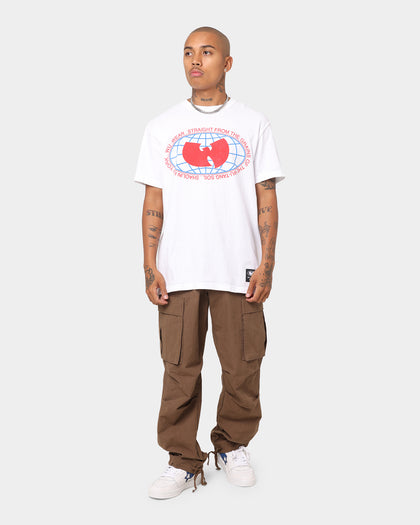 Wu Wear Merch Globe T-Shirt White