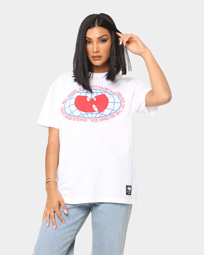 Wu Wear Merch Globe T-Shirt White