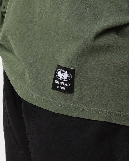 Wu Wear Merch Logo Vintage T-Shirt Washed Green