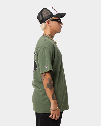 Wu Wear Merch Logo Vintage T-Shirt Washed Green