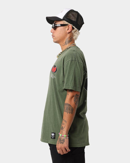 Wu Wear Merch Logo Vintage T-Shirt Washed Green